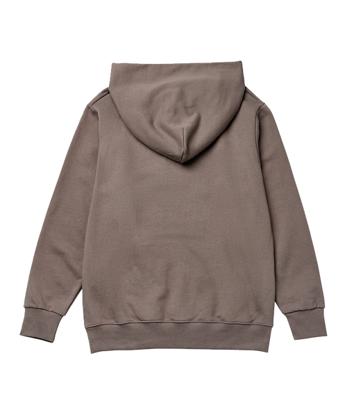 GRAIN DE BEAUTE（グランデボーテ）の「SIGNATURE HOODY [CHACOAL]（パーカー・レディース・チャコール・L/M/S）」の3枚目の写真