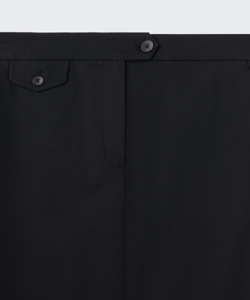 MUSINSA STANDARD WOMAN（ムシンサスタンダードウーマン）の「ウィメンズストレートマキシスカート[ブラック]（スカート・レディース・その他・LARGE/MEDIUM/SMALL/X-SMALL）」の5枚目の写真
