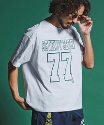 seventy seven（セブンティセブン）の「mt10175-middle onz S-S fine box t-shirt (77number) Tシャツ(7726S200)（Tシャツ/カットソー）」