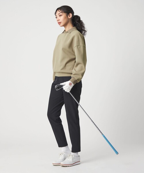UNITED ARROWS GOLF(ユナイテッドアローズゴルフ)の「ウィメンズ スタンダード ツイル パンツ ストレッチ(その他パンツ・レディース・ブラック/ライトグレー・S/M/L)」の10枚目の写真