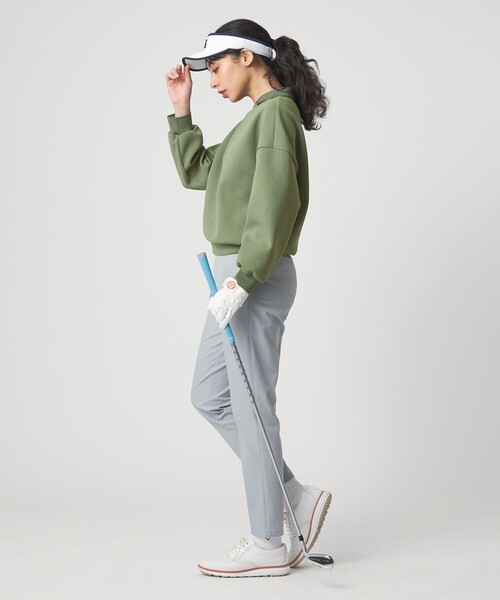 UNITED ARROWS GOLF(ユナイテッドアローズゴルフ)の「ウィメンズ スタンダード ツイル パンツ ストレッチ(その他パンツ・レディース・ブラック/ライトグレー・S/M/L)」の16枚目の写真