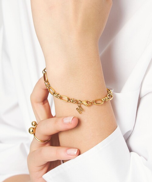 green label relaxing(グリーンレーベルリラクシング)の「<HARPIE> ODETTE ブレスレット(ブレスレット・レディース・ゴールド・FREE)」の1枚目の写真