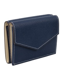 attiree（アティレー）の「バイカラー 三つ折りミニ財布 本革 エプソンレザー（財布）」