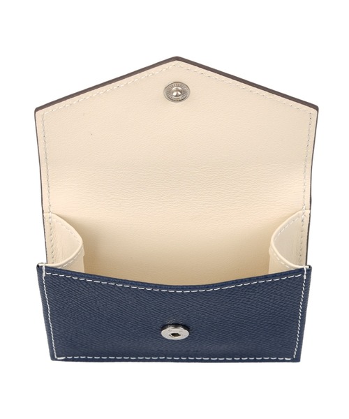 バイカラー 三つ折りミニ財布 本革 エプソンレザー（財布）｜attiree