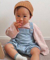 CIAOPANIC TYPY | 【BABY】サラッと快適!カボチャデニムサロペロンパース(サロペット/オーバーオール)