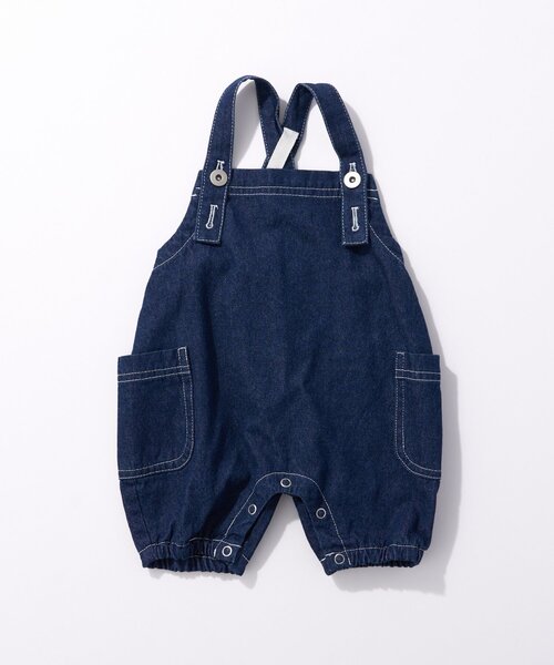 CIAOPANIC TYPY（チャオパニックティピー）の「【BABY】サラッと快適！カボチャデニムサロペロンパース（サロペット/オーバーオール・キッズ・ネイビー/サックスブルー・80）」の20枚目の写真
