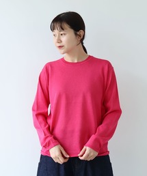 yuni | 12G和紙/Polyester long sleeves knit Tshirt(ニット/セーター)