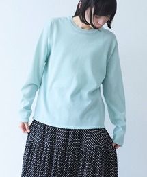 yuni | 12G和紙/Polyester long sleeves knit Tshirt(ニット/セーター)