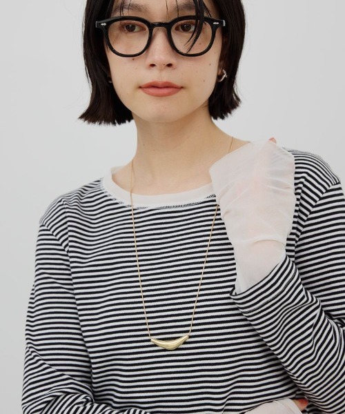 AMERICAN HOLIC（アメリカンホリック）の「スマイリートップネックレス（ネックレス・レディース・シルバー/ゴールド・FREE）」の2枚目の写真