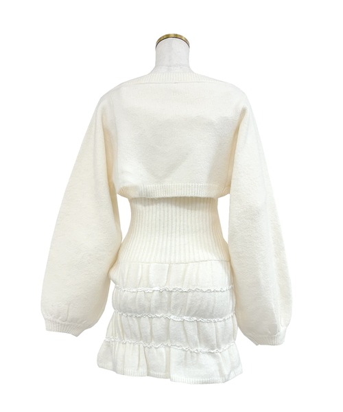 セール】Scrunch cami o/p cardie set（ワンピース）｜Rose Muse（ロゼ