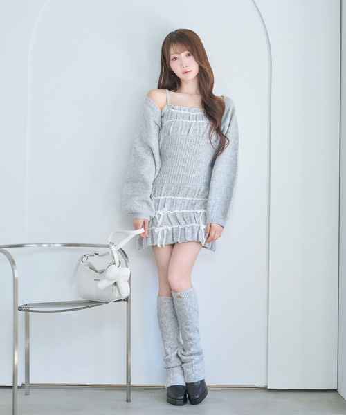 セール】Scrunch cami o/p cardie set（ワンピース）｜Rose Muse（ロゼ