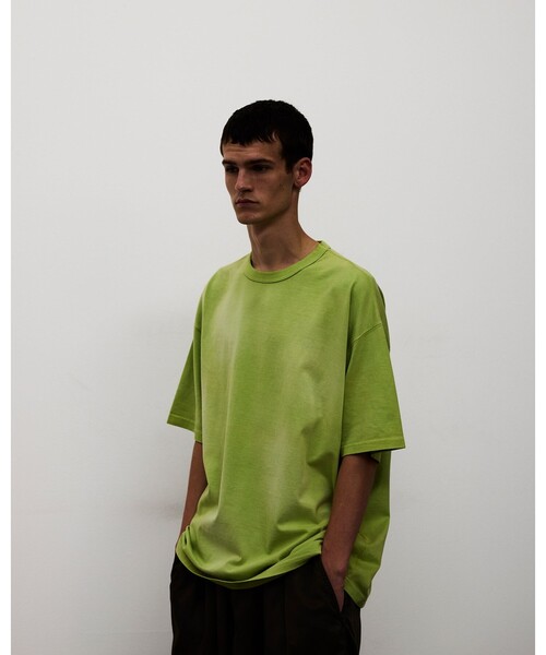 BEAMS(ビームス)の「Loose Fade T-Shirt(Tシャツ/カットソー・メンズ・ブラック/グリーン系その他2/オレンジ・XL/L/M/S)」の2枚目の写真