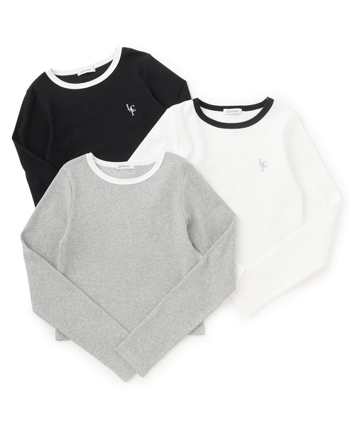 LOVETOXIC（ラブトキシック）の「【抗菌防臭】テレコ長袖T（Tシャツ/カットソー・キッズ・ブラック/オフホワイト/トップグレー・130cm/S:140cm/M:150cm/L:160cm）」の10枚目の写真