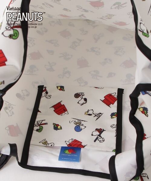 FRUIT OF THE LOOM（フルーツオブザルーム）の「【FRUIT OF THE LOOM/フルーツオブザルーム】FRUIT OF THE LOOM x PEANUTS エコバッグS1（エコバッグ/サブバッグ・レディース・アイボリー/チャコールグレー・FREE）」の9枚目の写真