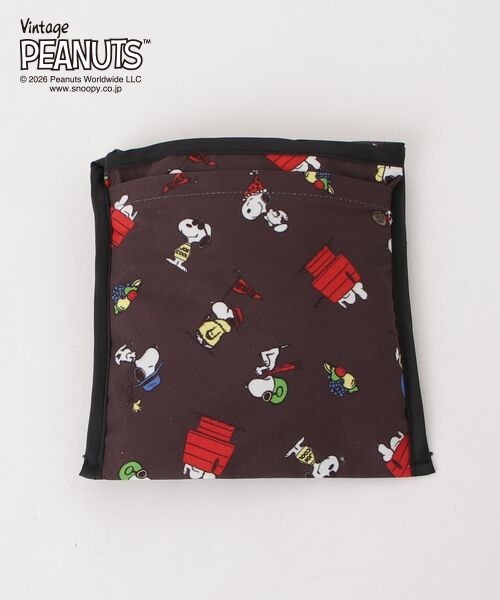 FRUIT OF THE LOOM（フルーツオブザルーム）の「【FRUIT OF THE LOOM/フルーツオブザルーム】FRUIT OF THE LOOM x PEANUTS エコバッグS1（エコバッグ/サブバッグ・レディース・アイボリー/チャコールグレー・FREE）」の16枚目の写真
