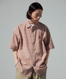 U.S. POLO ASSN./ユーエスポロアッスン ブロードスモールチェック 半袖チェックシャツ 秋 秋服 2026年秋冬