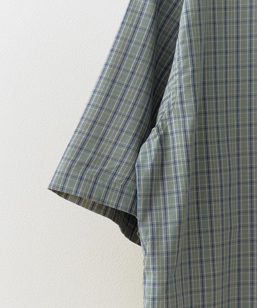 U.S. POLO ASSN.（ユーエスポロアッスン）の「U.S. POLO ASSN./ユーエスポロアッスン ブロードスモールチェック 半袖チェックシャツ 2026年春夏（シャツ/ブラウス・メンズ・グレー/ブルー/ライトグリーン/ベージュ・L/LL/M）」の13枚目の写真