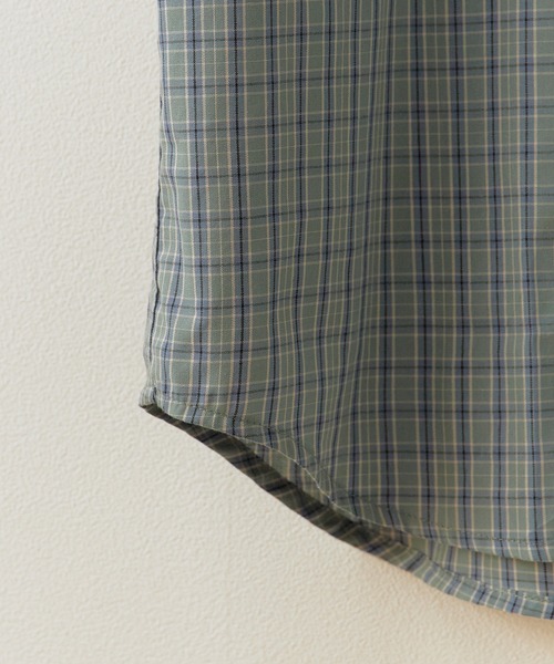 U.S. POLO ASSN.（ユーエスポロアッスン）の「U.S. POLO ASSN./ユーエスポロアッスン ブロードスモールチェック 半袖チェックシャツ 2026年春夏（シャツ/ブラウス・メンズ・グレー/ブルー/ライトグリーン/ベージュ・L/LL/M）」の14枚目の写真