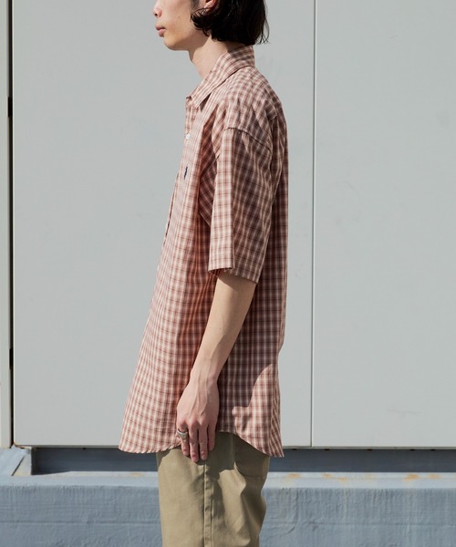 U.S. POLO ASSN.（ユーエスポロアッスン）の「U.S. POLO ASSN./ユーエスポロアッスン ブロードスモールチェック 半袖チェックシャツ 2026年春夏（シャツ/ブラウス・メンズ・グレー/ブルー/ライトグリーン/ベージュ・L/LL/M）」の16枚目の写真