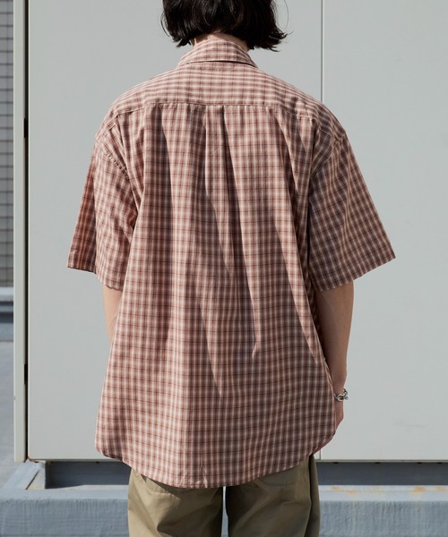 U.S. POLO ASSN.（ユーエスポロアッスン）の「U.S. POLO ASSN./ユーエスポロアッスン ブロードスモールチェック 半袖チェックシャツ 2026年春夏（シャツ/ブラウス・メンズ・グレー/ブルー/ライトグリーン/ベージュ・L/LL/M）」の17枚目の写真