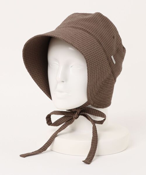 OVERRIDE（オーバーライド）の「OVERRIDE  SUCKER BUCKET BONNET SGP / オーバーライド（ハット・レディース・ブラック/ブラウン/ブラック系・58cm）」の3枚目の写真