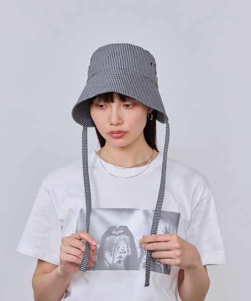 OVERRIDE（オーバーライド）の「OVERRIDE  SUCKER BUCKET BONNET SGP / オーバーライド（ハット・レディース・ブラック/ブラウン/ブラック系・58cm）」の2枚目の写真