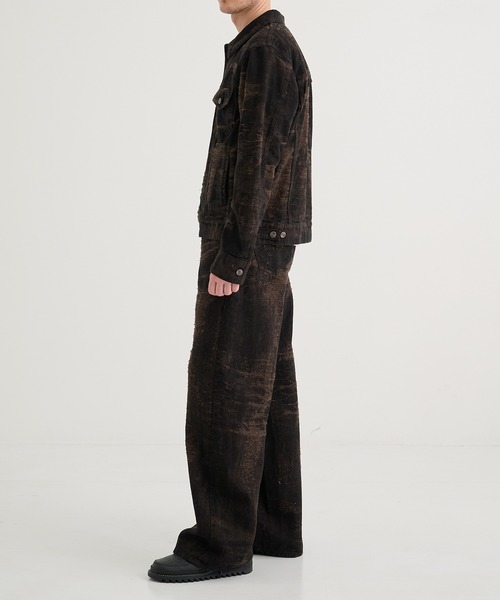 TAAKK（ターク）の「【TAAKK/ターク】Wide Denim（デニムパンツ・メンズ・インディゴブルー/ブラウン・3/2/1）」の9枚目の写真