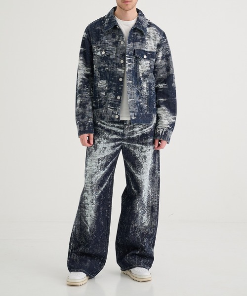 TAAKK（ターク）の「【TAAKK/ターク】Wide Denim（デニムパンツ・メンズ・インディゴブルー/ブラウン・3/2/1）」の11枚目の写真