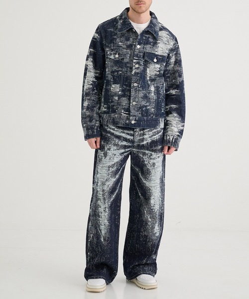 TAAKK（ターク）の「【TAAKK/ターク】Wide Denim（デニムパンツ・メンズ・インディゴブルー/ブラウン・3/2/1）」の12枚目の写真