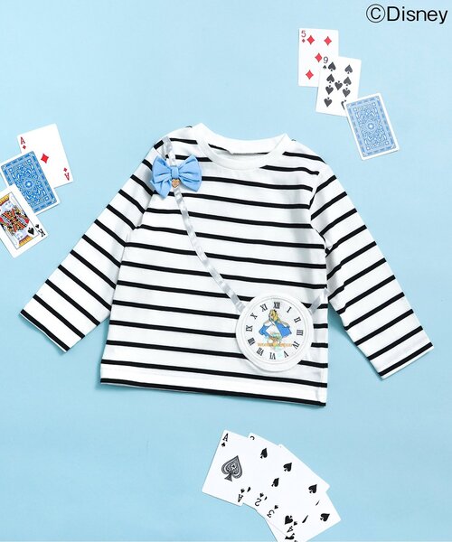 セール】ディズニーキャラクターふしぎの国のアリス長袖Tシャツ（T