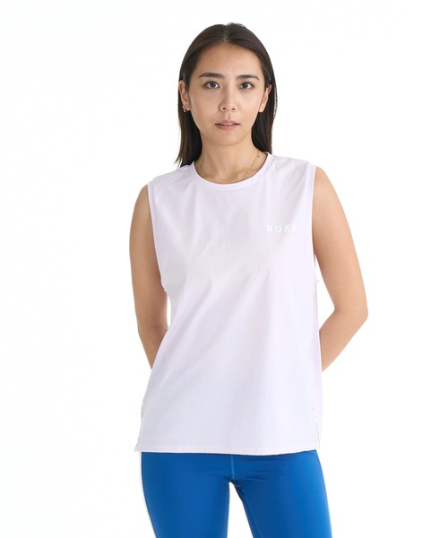 ROXY（ロキシー）の「ROXY ウィメンズ FITNESS BLOOM BRIGHT TANK その他トップス 【2026年春夏モデル】/ロキシー速乾ノースリーブタンクトップ（その他トップス・レディース・ブラック/ライトピンク/ホワイト・SMALL/MEDIUM/LARGE）」の3枚目の写真