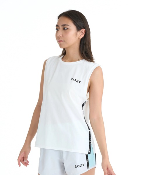 ROXY（ロキシー）の「ROXY ウィメンズ FITNESS BLOOM BRIGHT TANK その他トップス 【2026年春夏モデル】/ロキシー速乾ノースリーブタンクトップ（その他トップス・レディース・ブラック/ライトピンク/ホワイト・SMALL/MEDIUM/LARGE）」の2枚目の写真