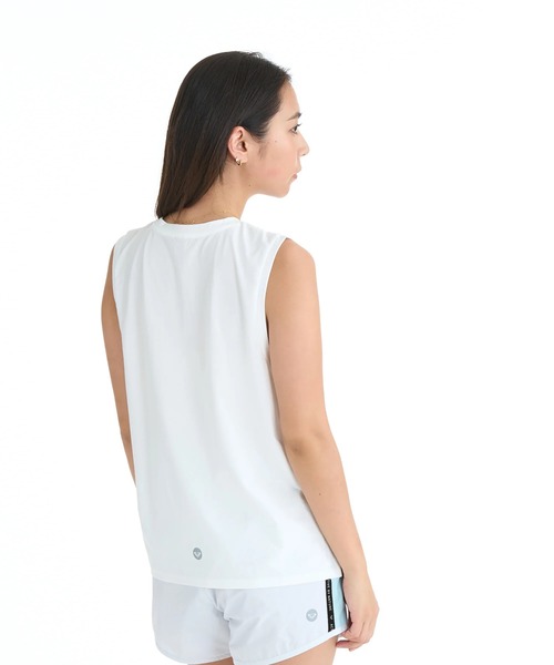 ROXY（ロキシー）の「ROXY ウィメンズ FITNESS BLOOM BRIGHT TANK その他トップス 【2026年春夏モデル】/ロキシー速乾ノースリーブタンクトップ（その他トップス・レディース・ブラック/ライトピンク/ホワイト・SMALL/MEDIUM/LARGE）」の13枚目の写真