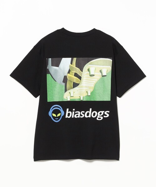 BIAS DOGS(バイアスドッグス)の「BIAS DOGS / NAPPY TEE(Tシャツ/カットソー・メンズ・ブラック・M/XL/L)」の4枚目の写真