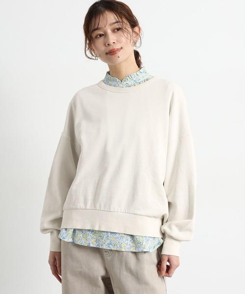 studio CLIP（スタディオクリップ）の「裏毛カラースウェット（スウェット・レディース・イエロー/ラベンダー/ライトグレー/ライトブルー・FREE）」の2枚目の写真