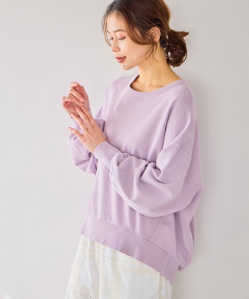 studio CLIP（スタディオクリップ）の「裏毛カラースウェット（スウェット・レディース・イエロー/ラベンダー/ライトグレー/ライトブルー・FREE）」の19枚目の写真