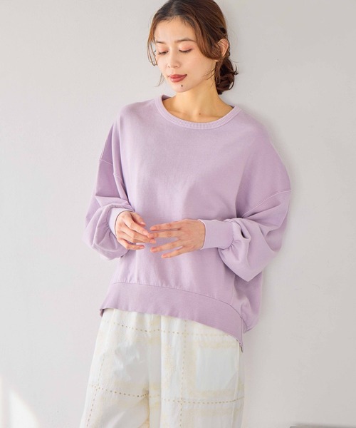 studio CLIP（スタディオクリップ）の「裏毛カラースウェット（スウェット・レディース・イエロー/ラベンダー/ライトグレー/ライトブルー・FREE）」の18枚目の写真