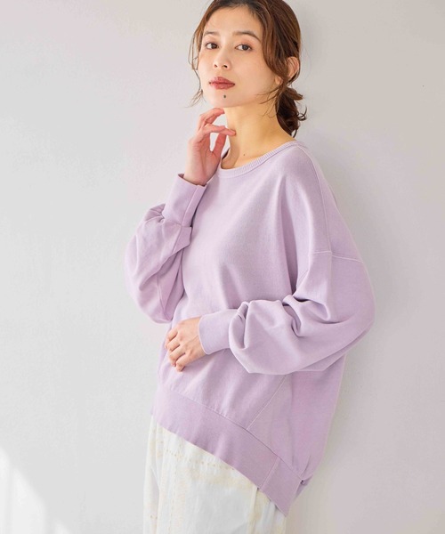 studio CLIP（スタディオクリップ）の「裏毛カラースウェット（スウェット・レディース・イエロー/ラベンダー/ライトグレー/ライトブルー・FREE）」の17枚目の写真