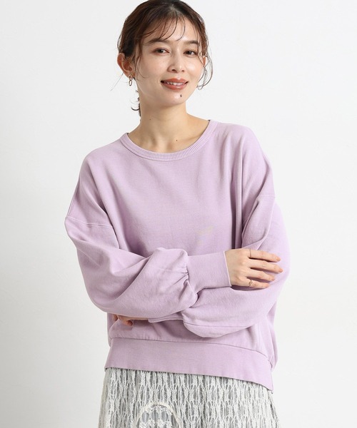 studio CLIP（スタディオクリップ）の「裏毛カラースウェット（スウェット・レディース・イエロー/ラベンダー/ライトグレー/ライトブルー・FREE）」の12枚目の写真