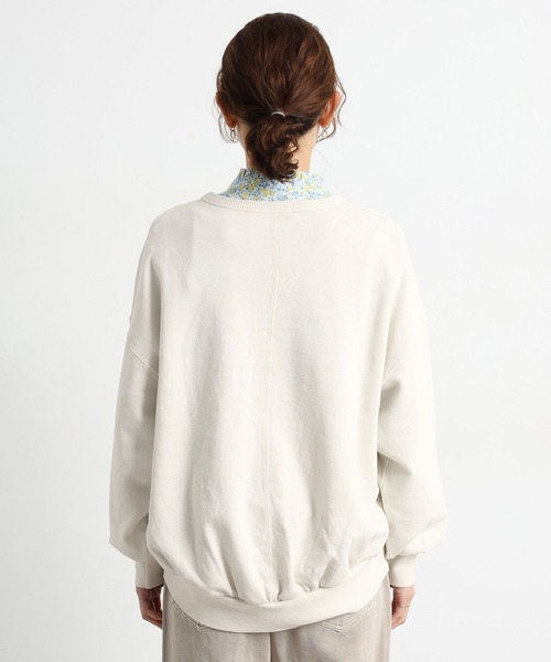 studio CLIP（スタディオクリップ）の「裏毛カラースウェット（スウェット・レディース・イエロー/ラベンダー/ライトグレー/ライトブルー・FREE）」の5枚目の写真