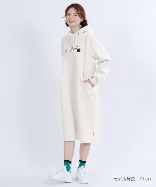 MARY QUANT(マリークワント)の「フードサインロゴ ワンピース(ワンピース・レディース・ブルー/ブラック/アイボリー・M)」の14枚目の写真