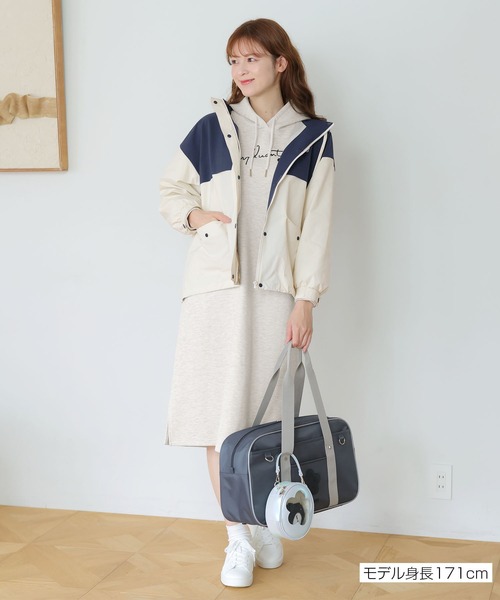 MARY QUANT(マリークワント)の「フードサインロゴ ワンピース(ワンピース・レディース・ブルー/ブラック/アイボリー・M)」の12枚目の写真