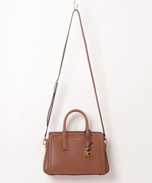 MICHAEL KORS(マイケルコース)の「LAILA スタッズレザー サッチェル スモール(ハンドバッグ・レディース・ブラウン系・FREE)」の7枚目の写真
