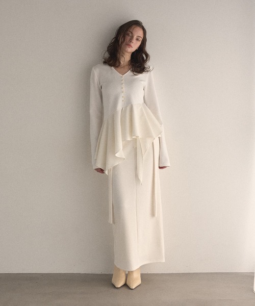 MIELI INVARIANT(ミエリインヴァリアント)の「Cut Tight Cargo Skirt(スカート・レディース・ブラック/ホワイト・SMALL/MEDIUM)」の19枚目の写真