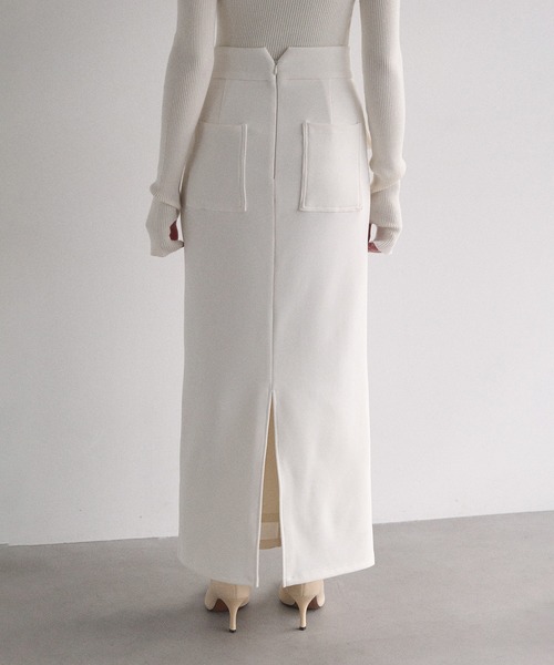 MIELI INVARIANT(ミエリインヴァリアント)の「Cut Tight Cargo Skirt(スカート・レディース・ブラック/ホワイト・SMALL/MEDIUM)」の18枚目の写真