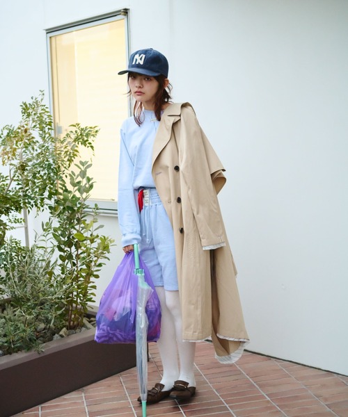 common gull products.(コモンガルプロダクツ)の「私の名前のスウェットハーフパンツ(その他パンツ・レディース・杢グレー/ネイビー/ライトブルー・SMALL/MEDIUM/LARGE)」の20枚目の写真