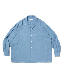 COOTIE PRODUCTIONS（クーティープロダクションズ）の「Double Gauze Check Open Collar L/S Shirts（シャツ/ブラウス）」