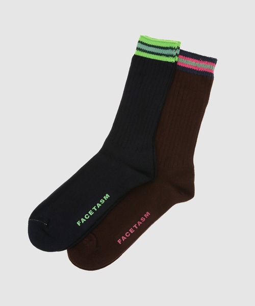 FACETASM(ファセッタズム)の「RIB SOCKS(ソックス/靴下・メンズ・その他2/その他1・0)」の2枚目の写真