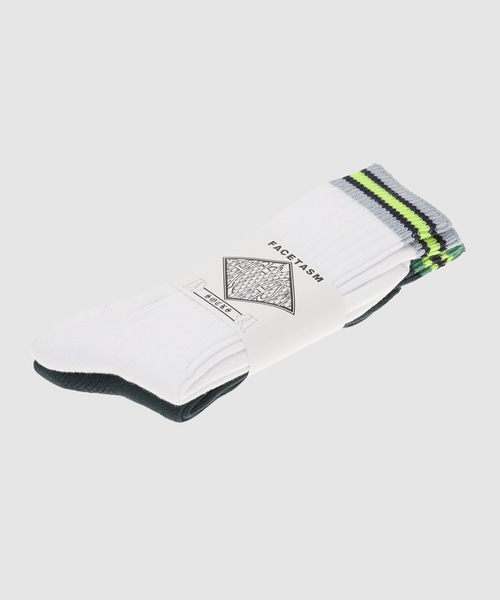 FACETASM(ファセッタズム)の「RIB SOCKS(ソックス/靴下・メンズ・その他2/その他1・0)」の4枚目の写真