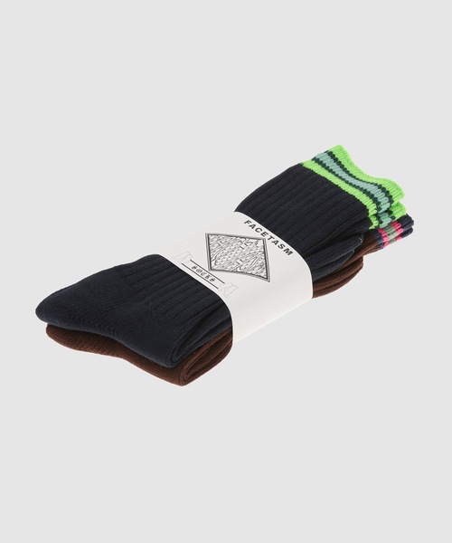FACETASM(ファセッタズム)の「RIB SOCKS(ソックス/靴下・メンズ・その他2/その他1・0)」の6枚目の写真
